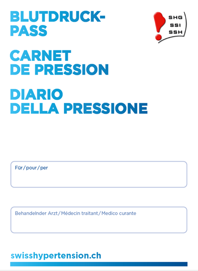 image carnet de pressione